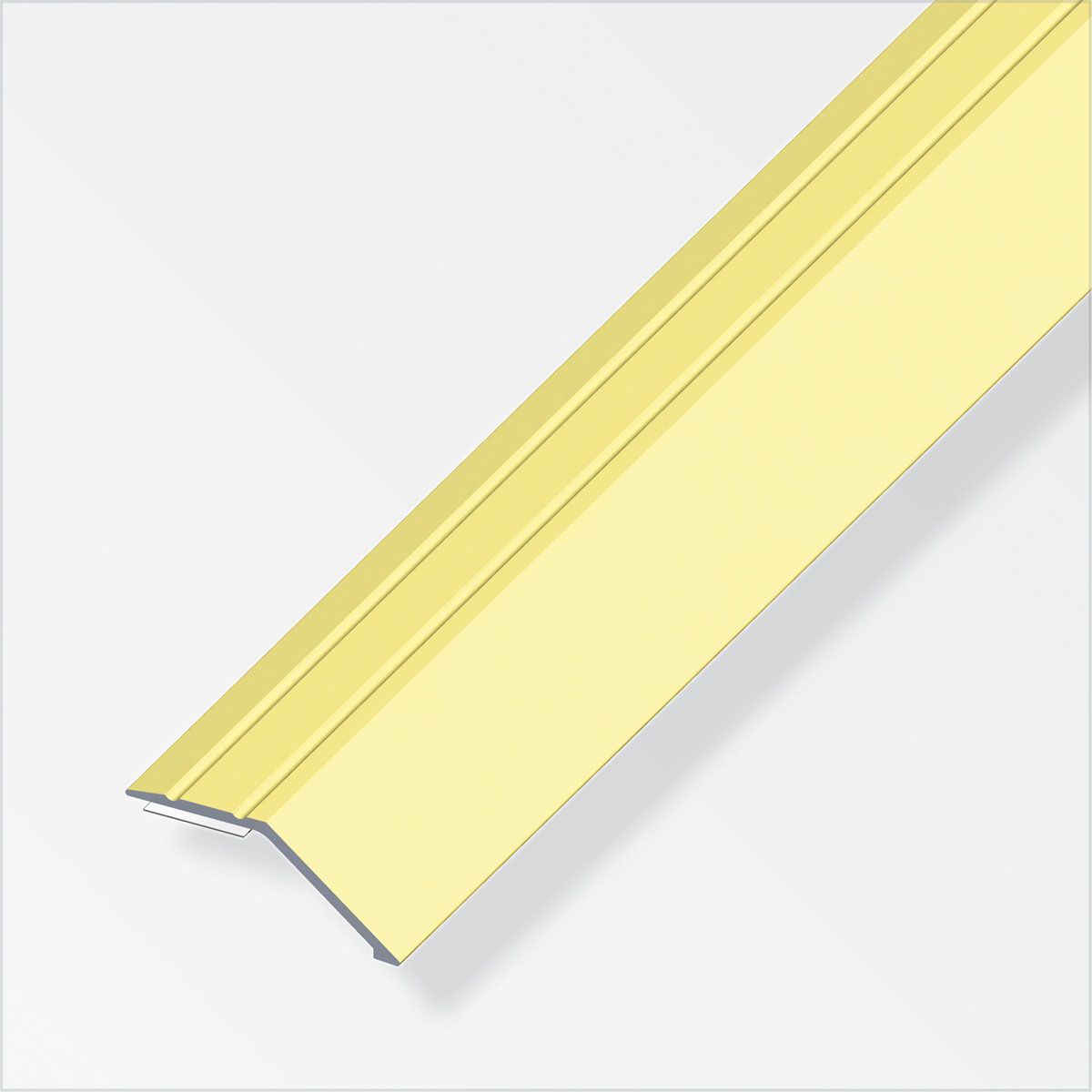 Alfer Niveauausgleichsprofil 8 mm 1m selbstklebend messing