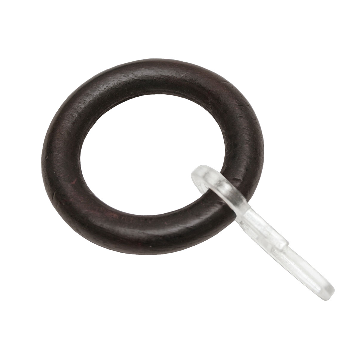 Gardinia Gardienenringe mit Faltenlegehaken für Durchmesser 25 mm kolonial-gebürstet