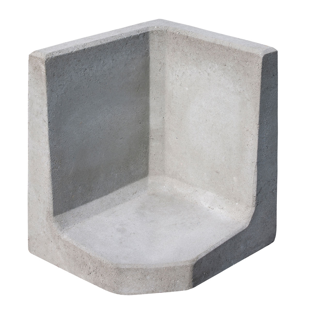 Diephaus  L-Stein-Ecke grau 60 x 50 x 50 x 7 cm