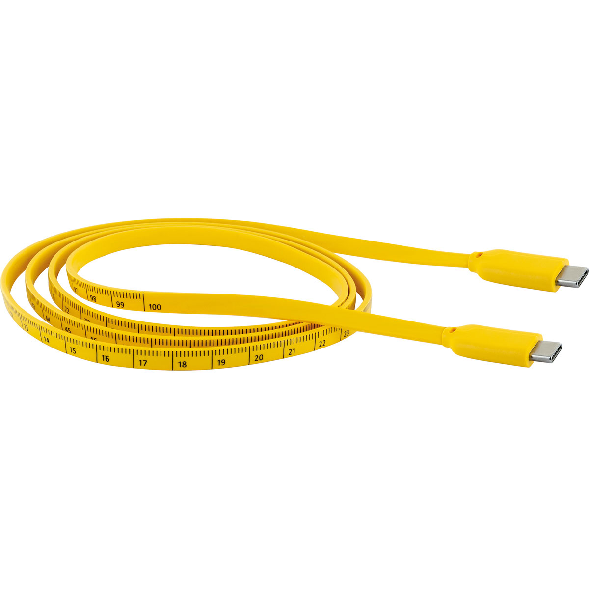 Schwaiger  Sync und Ladekabel Typ C mit Maßband 1,2 m Bild 2