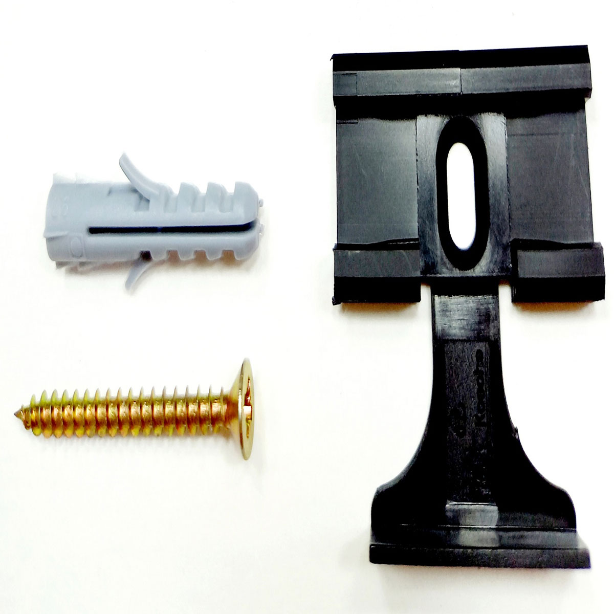 Leisten-Clips schwarz 3,3 x 3,4 x 0,8 cm 30 Stk. Bild 2