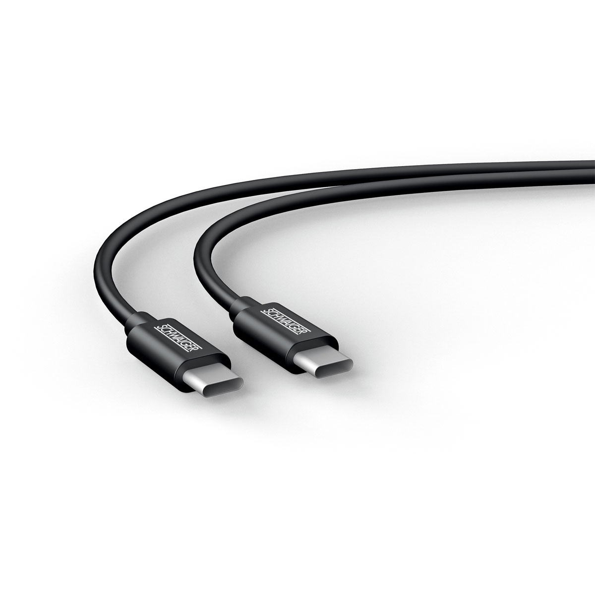 Schwaiger  Sync und Ladekabel Typ C 2 m schwarz Bild 4