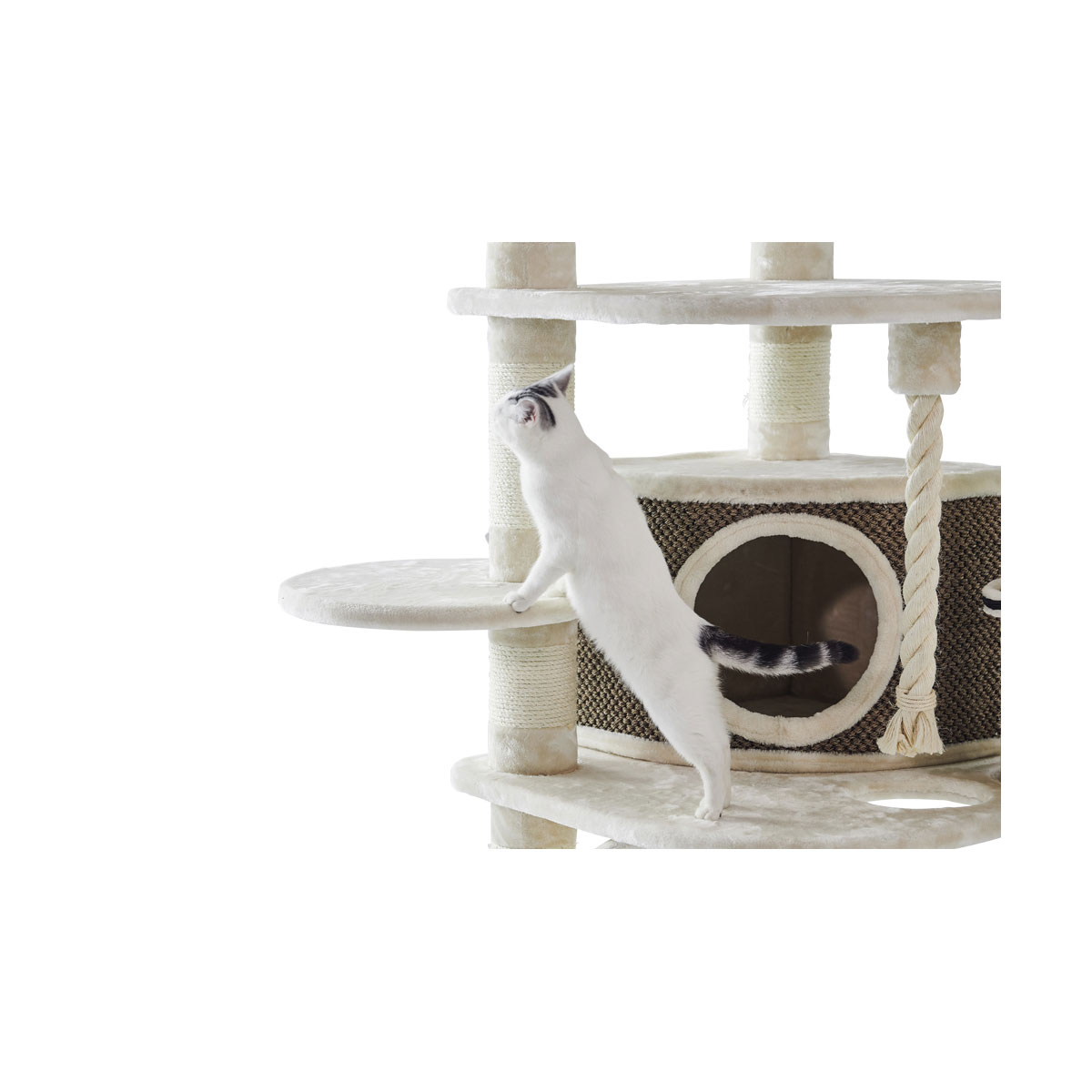 Nobby Kratzbaum Elif 70 x 70 x 189 cm cream Bild 2