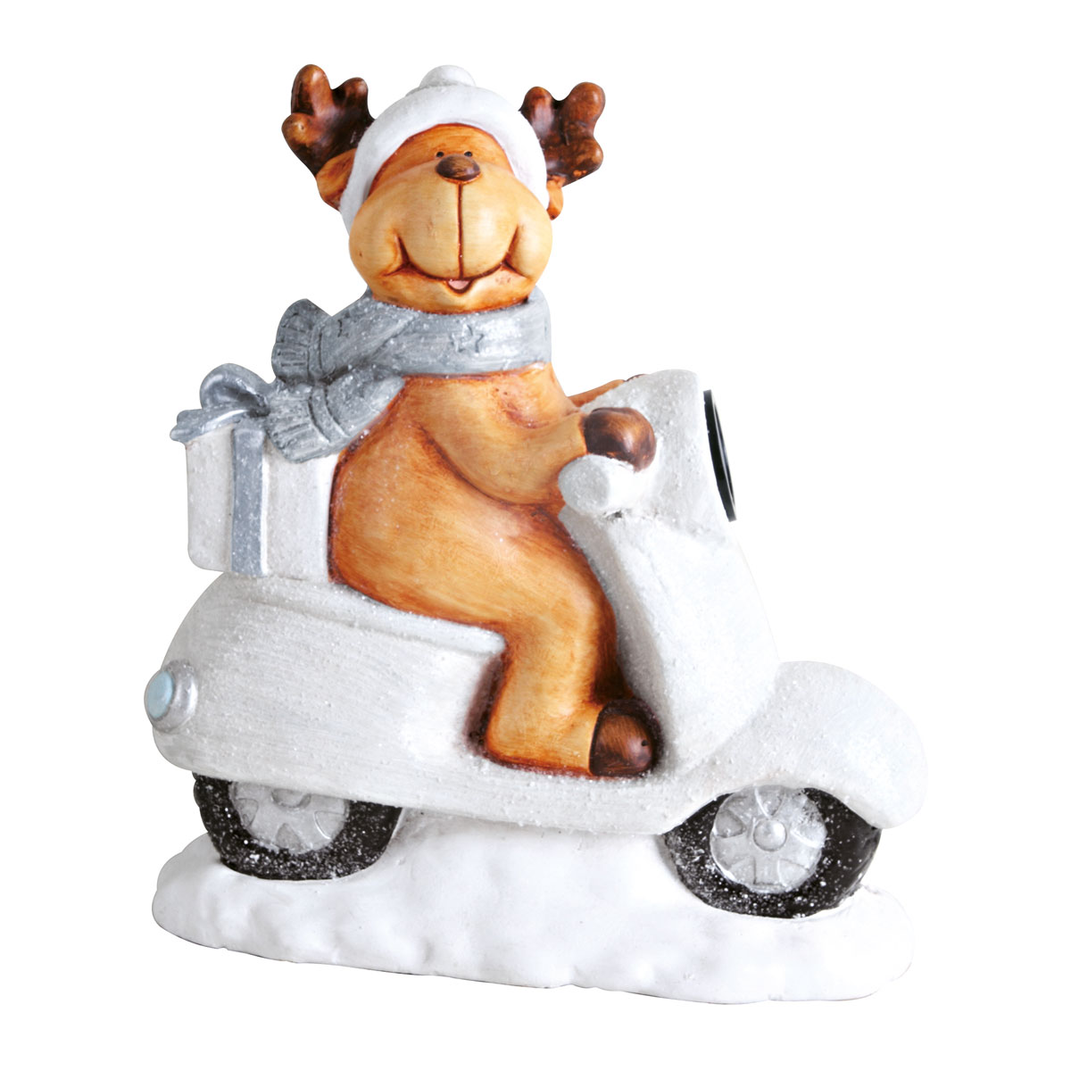 Ambientis Elch auf Roller