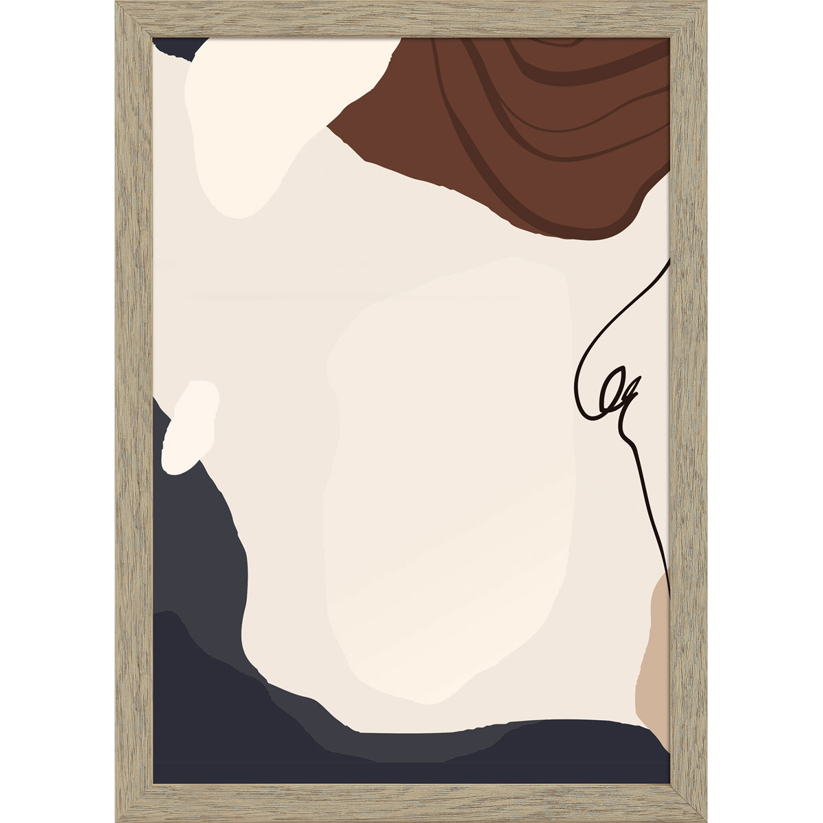 Bilderrahmen Madrid 21x30 cm Vintage Eiche