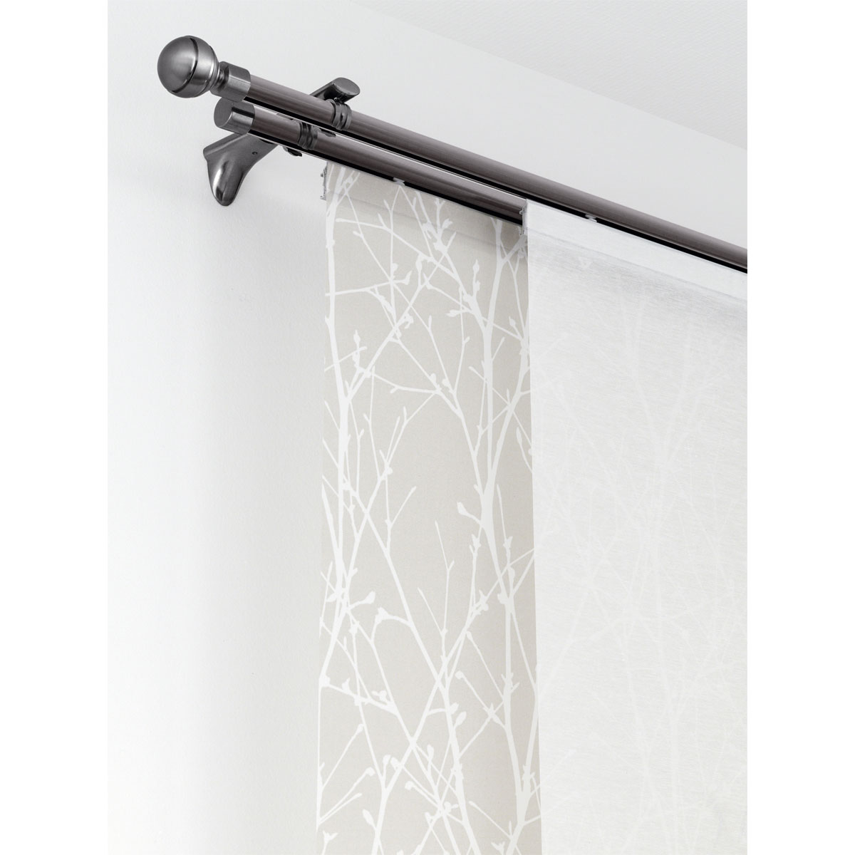 Gardinia  Gardinenstange Chicago mit Innenlauf Durchmesser 16 mm 120 cm titan Bild 5