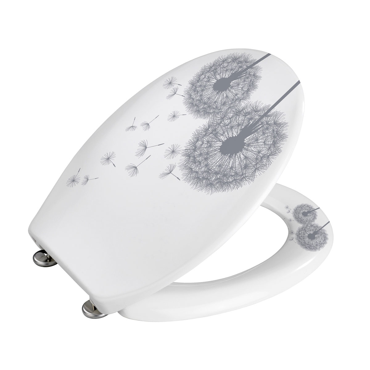 Wenko  Premium WC-Sitz Astera aus antibakteriellem Duroplast mit Absenkautomatik Bild 1