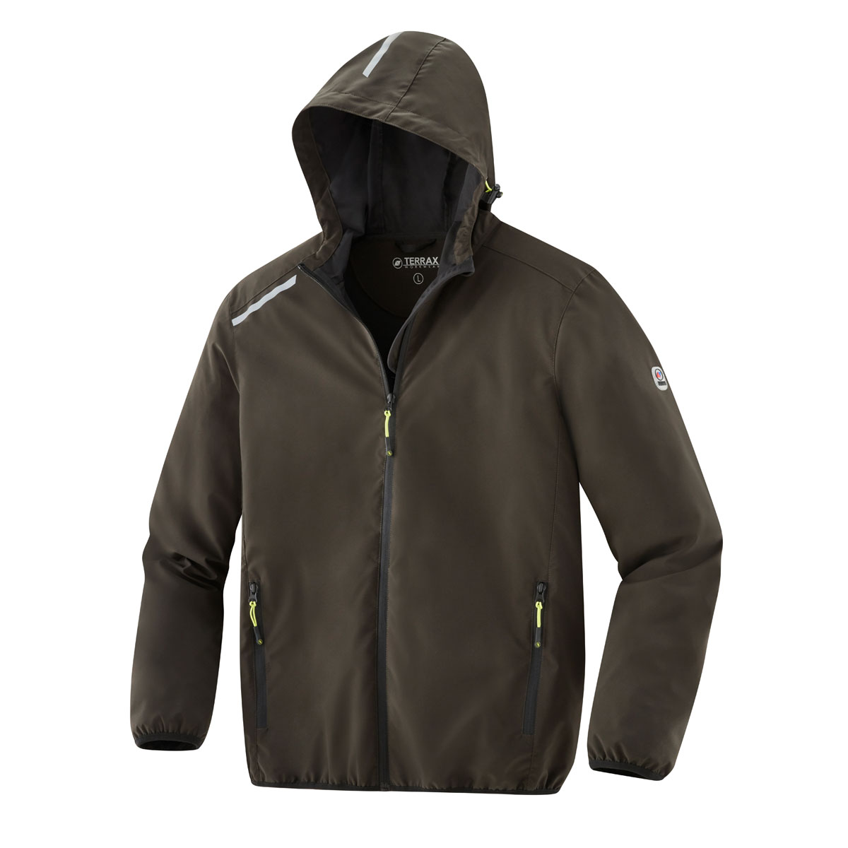 Terrax Workwear  Arbeitsjacke dunkelgrün-limette Größe 3XL