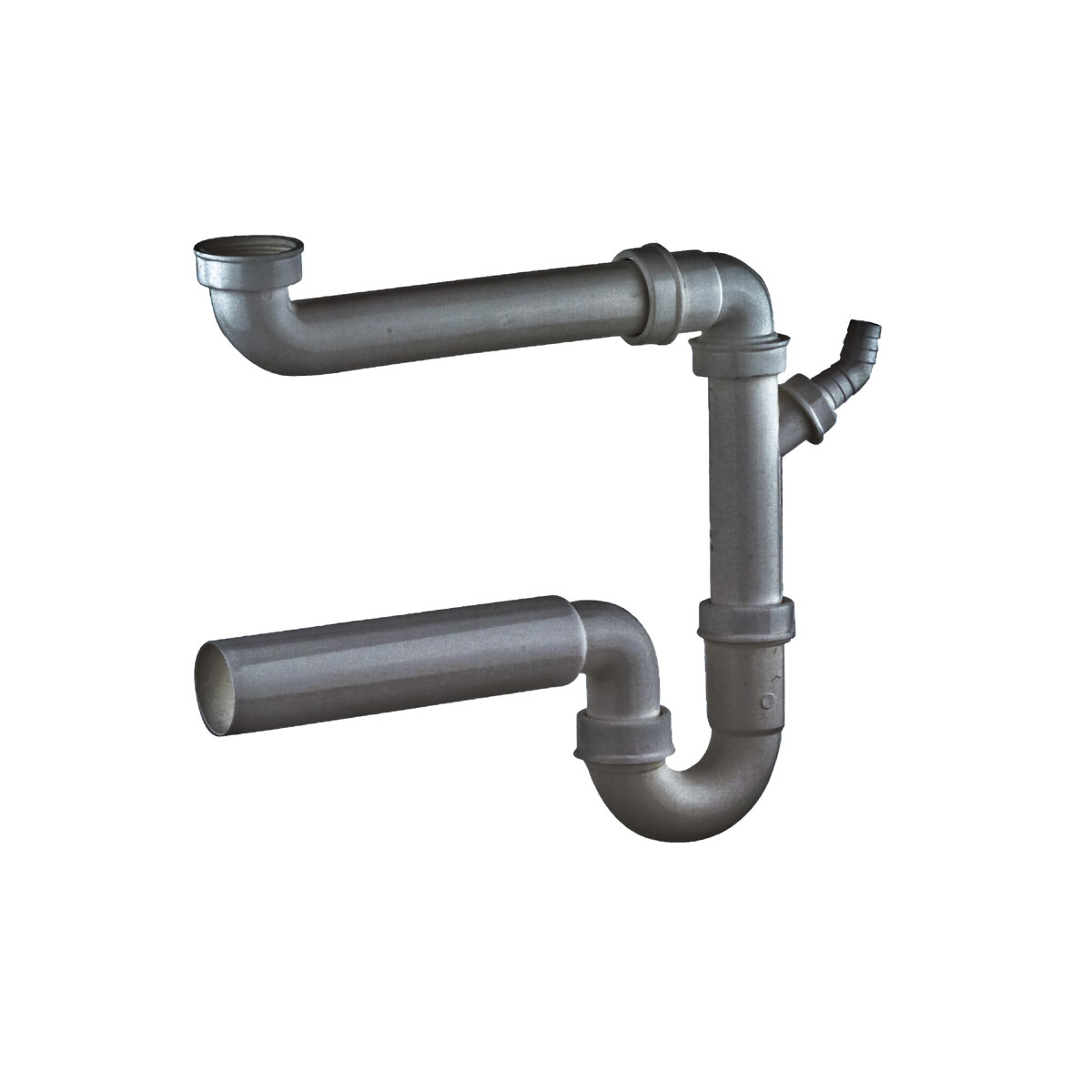 Kirchhoff Raumspar-Spültisch-Röhrensiphon ECO-SAVE KS 1 1/2" IG x Durchmesser 50 mm