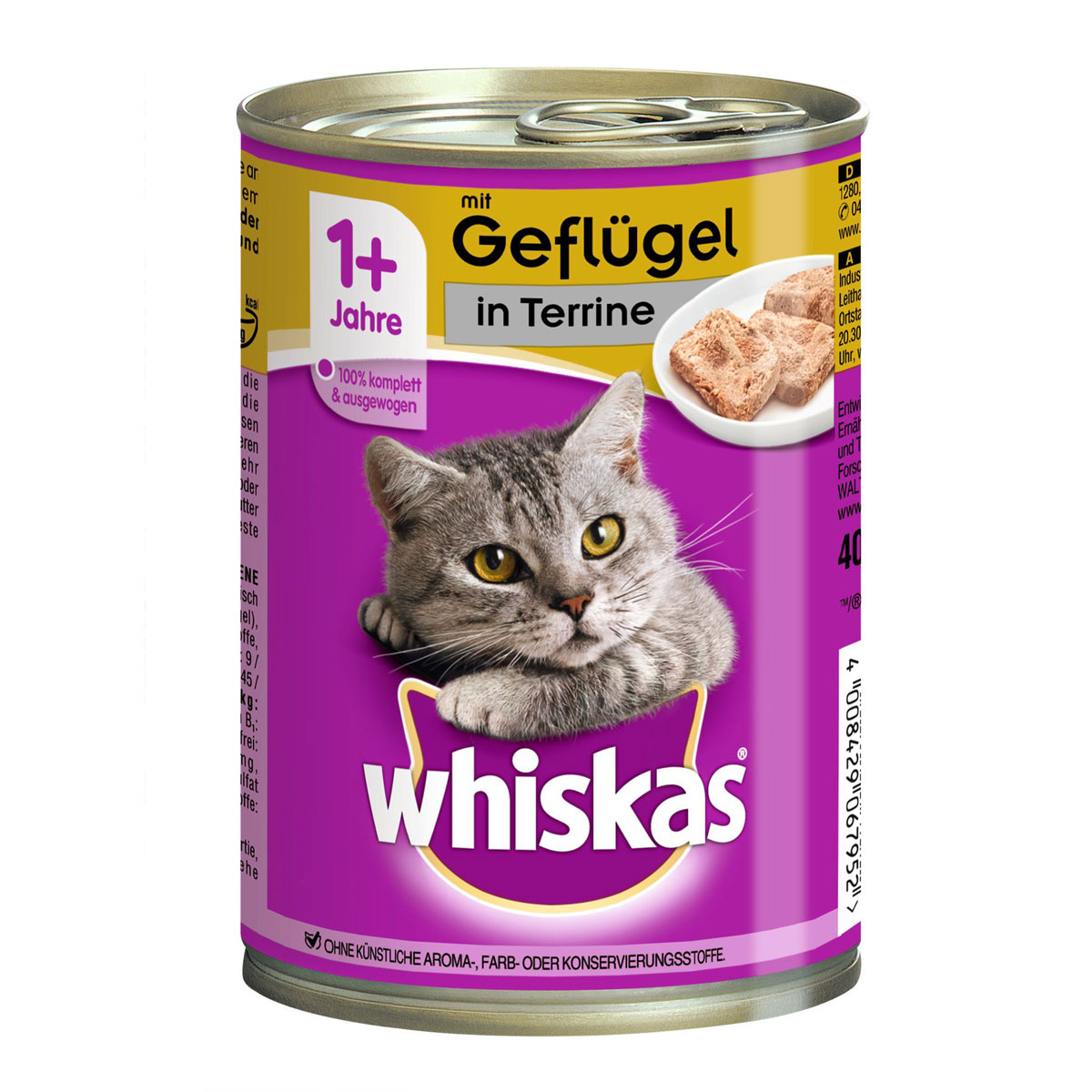 Whiskas  Dose Terrine mit Geflügel 400g