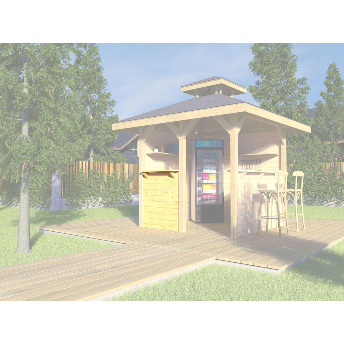 Weka Bausatz Treseneingang für Gartenoase Größe 1 natur