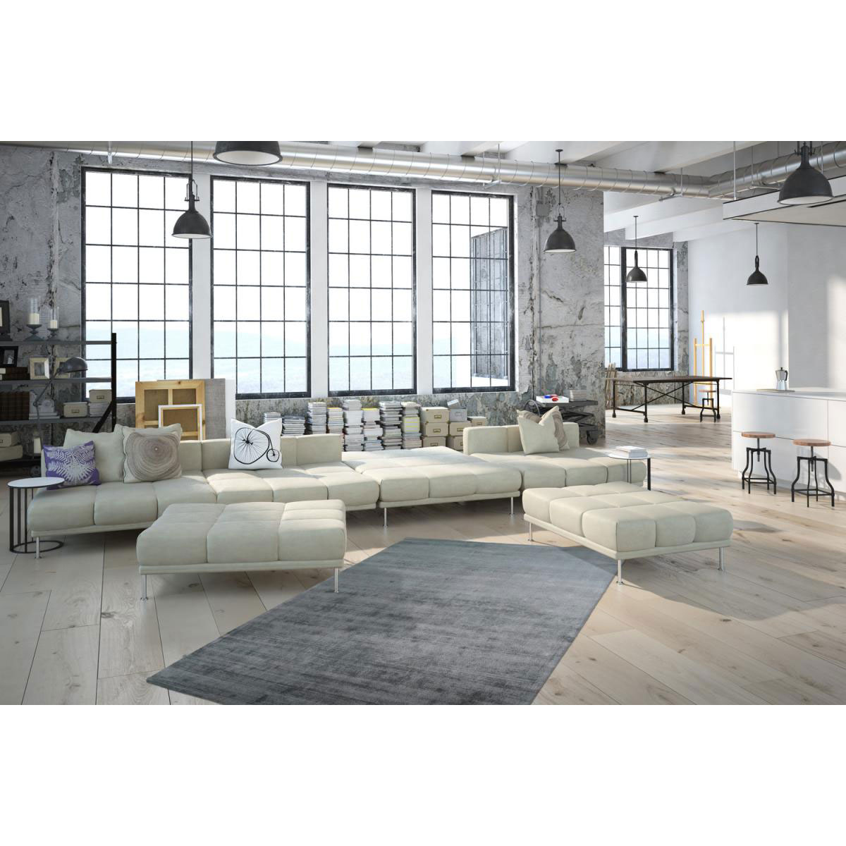 Kurzflorteppich „Luxury 110“ Mint, 80x150cm Bild 2