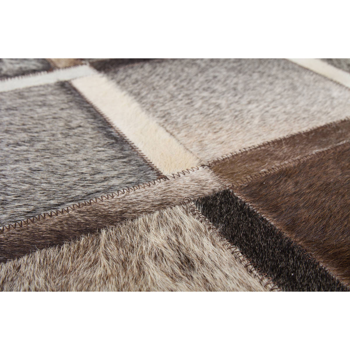 Lederteppich Lavish 410 grau Bild 3