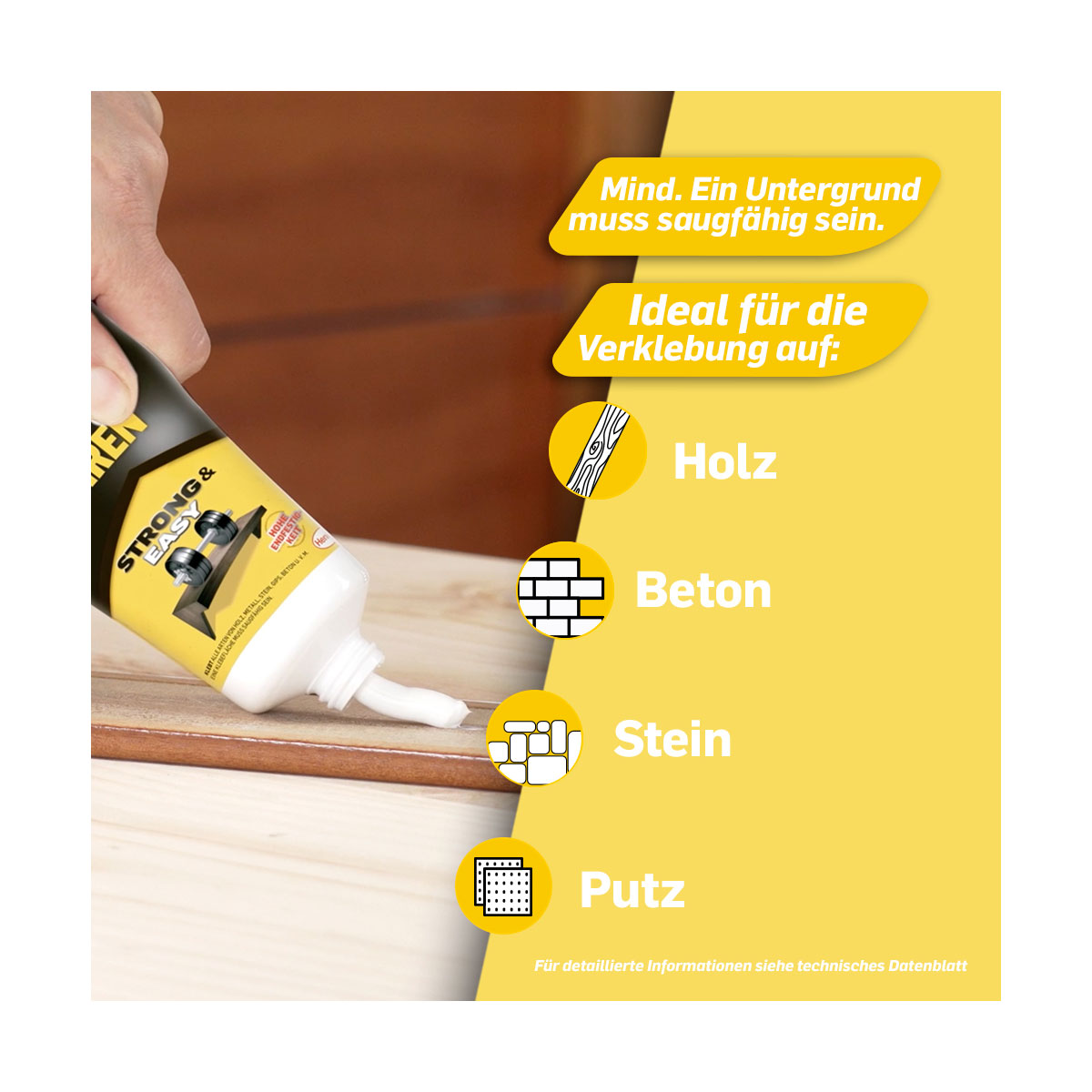 Pattex Montagekleber Kleben statt Bohren 250 g Bild 6