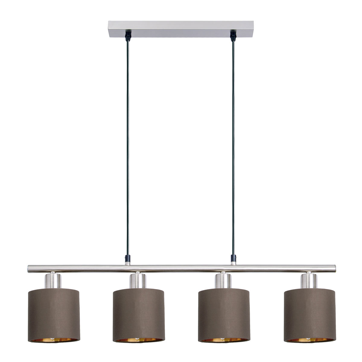 näve  Pendelleuchte Maron 4er braun