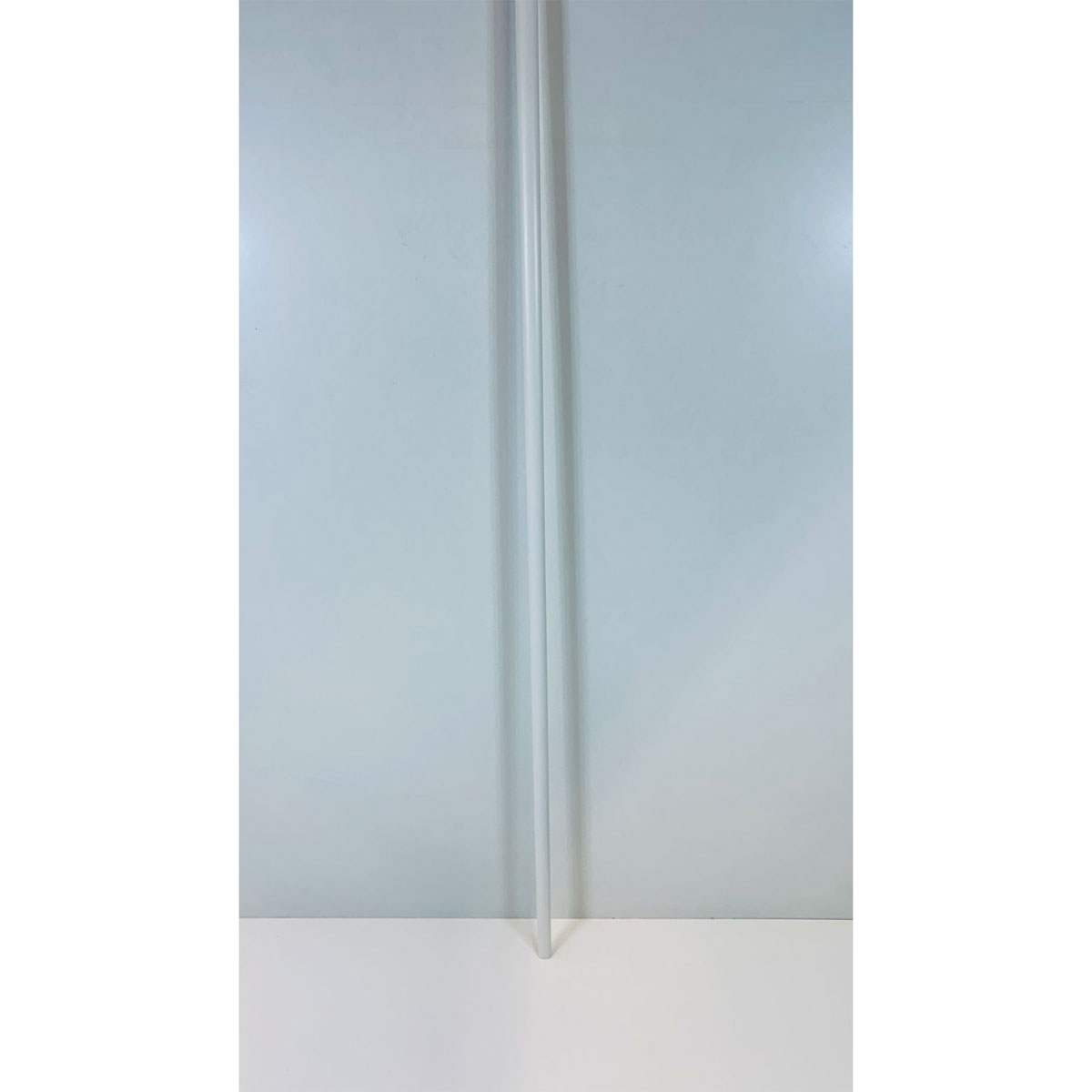 Viertelstab weiß-lackiert 240x Durchmesser 1,8 cm Kiefer