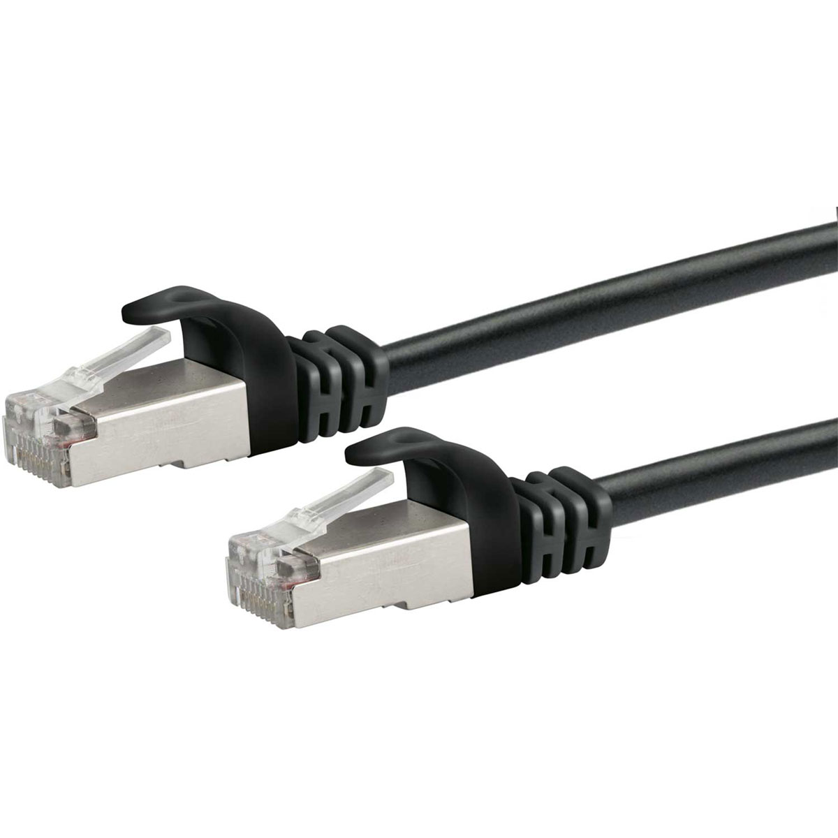 Schwaiger Netzwerkkabel CAT6 250Mhz 1Gbit/s 0,5m schwarz Bild 2