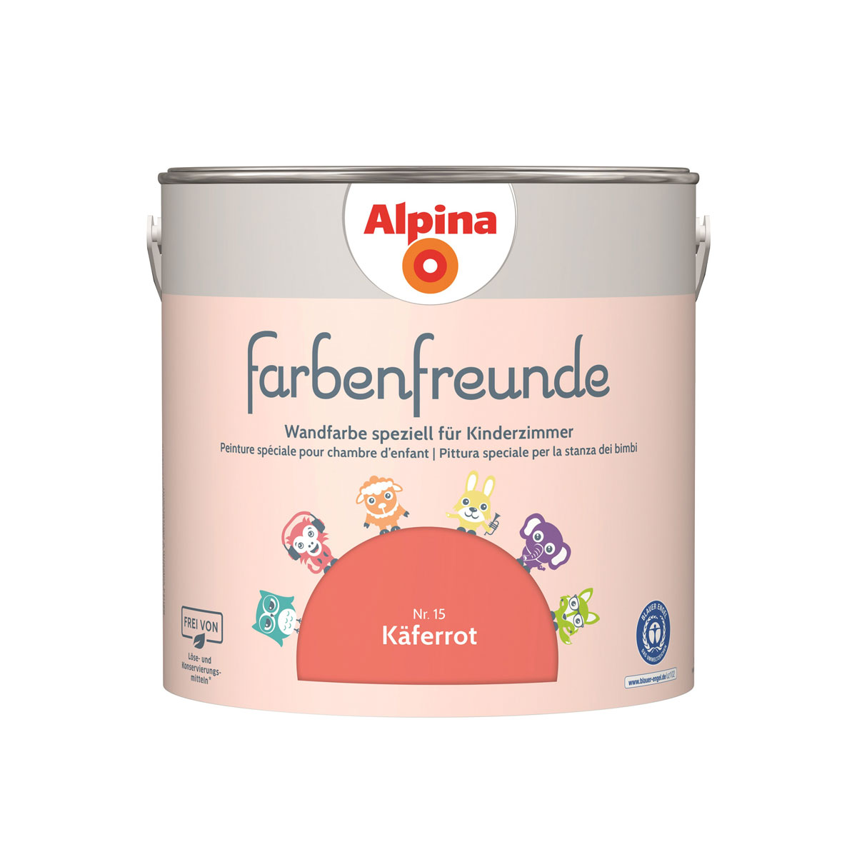 Alpina Farbenfreunde Käferrot 2,5l