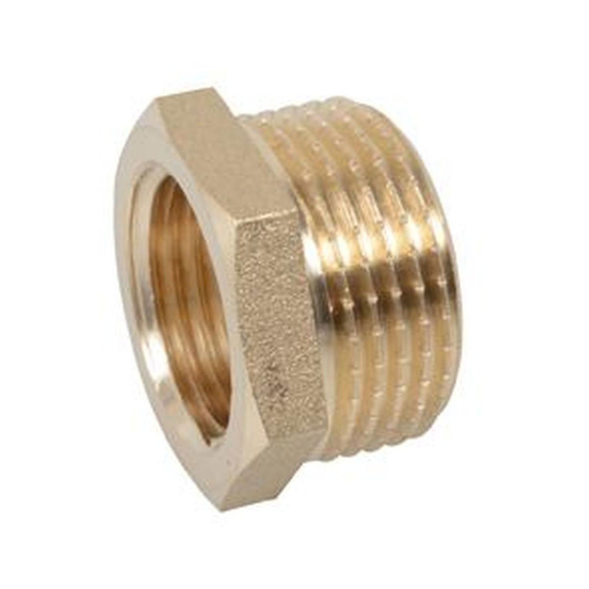 Kirchhoff Reduzierstück 1" AG x ¾ IG Messing blank