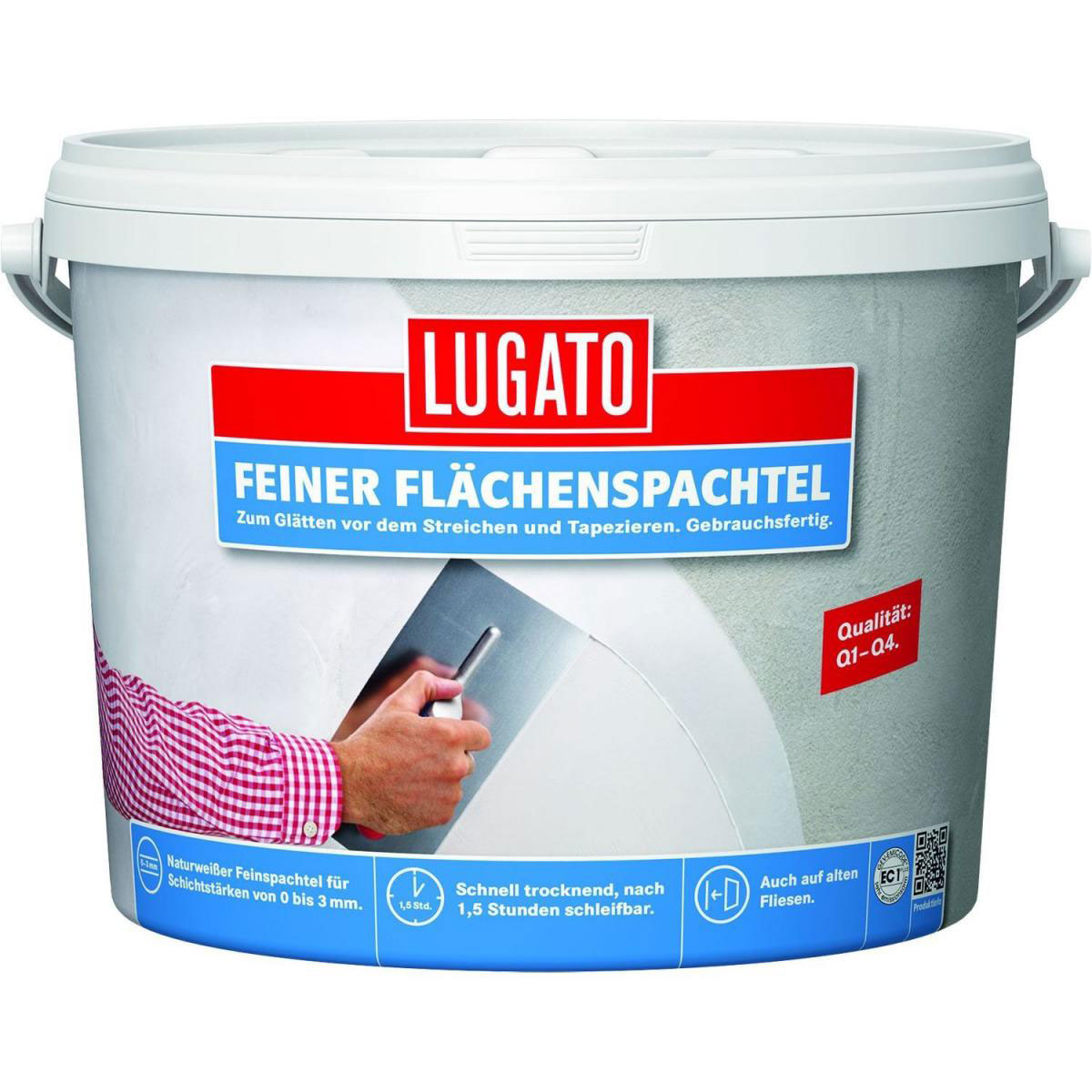 Lugato Spachtelmasse Feiner Flächenspachtel 5 kg