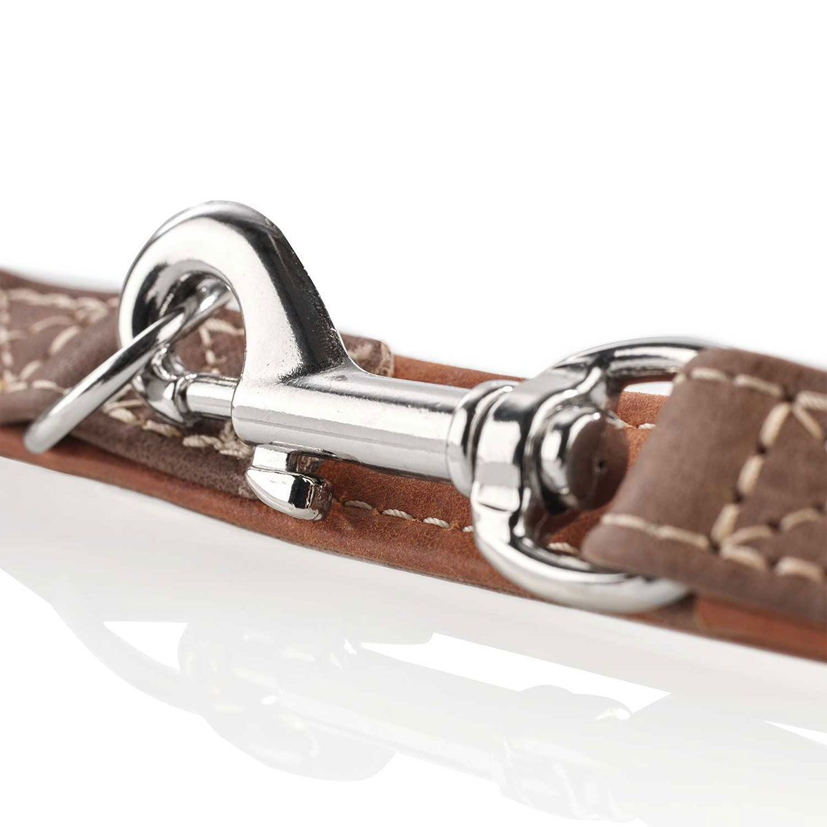 Hunter  Dog Verst Führleine Porto tabak 200 cm/15 mm Bild 6