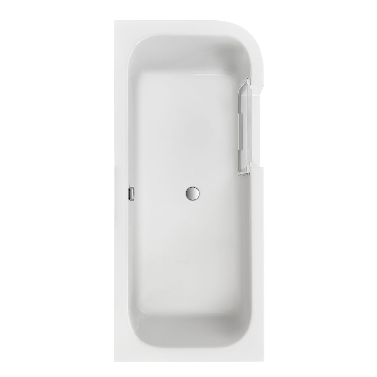 Ottofond Dusch-Badewanne Free Gate Mod A herausnehmbare Tür mit Wassereinlauf