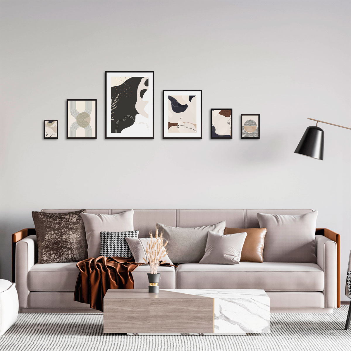 Bilderrahmen Madrid 21x30 cm schwarz Bild 2