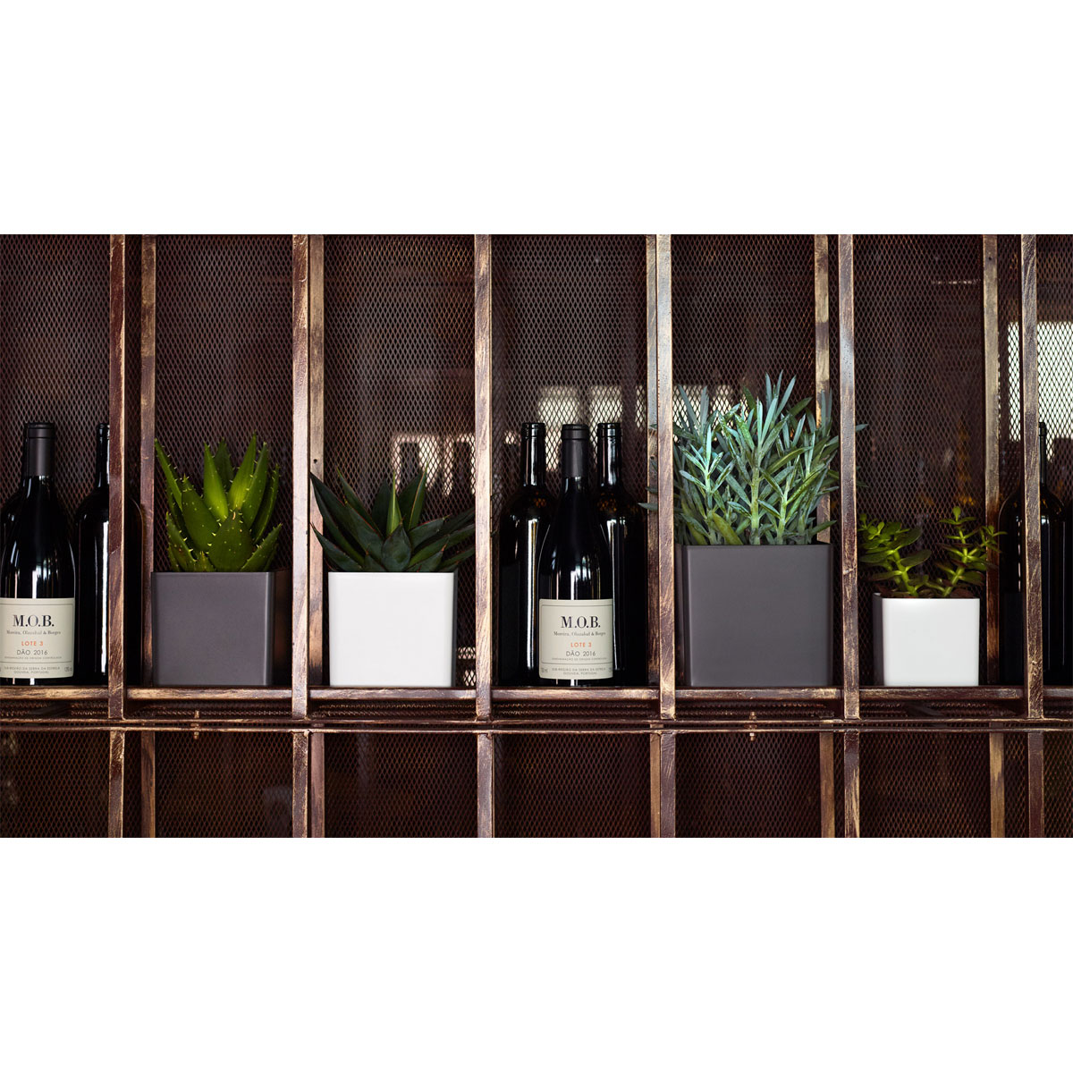 Übertopf Oslo Mate Pot 22 cm weiß Bild 4