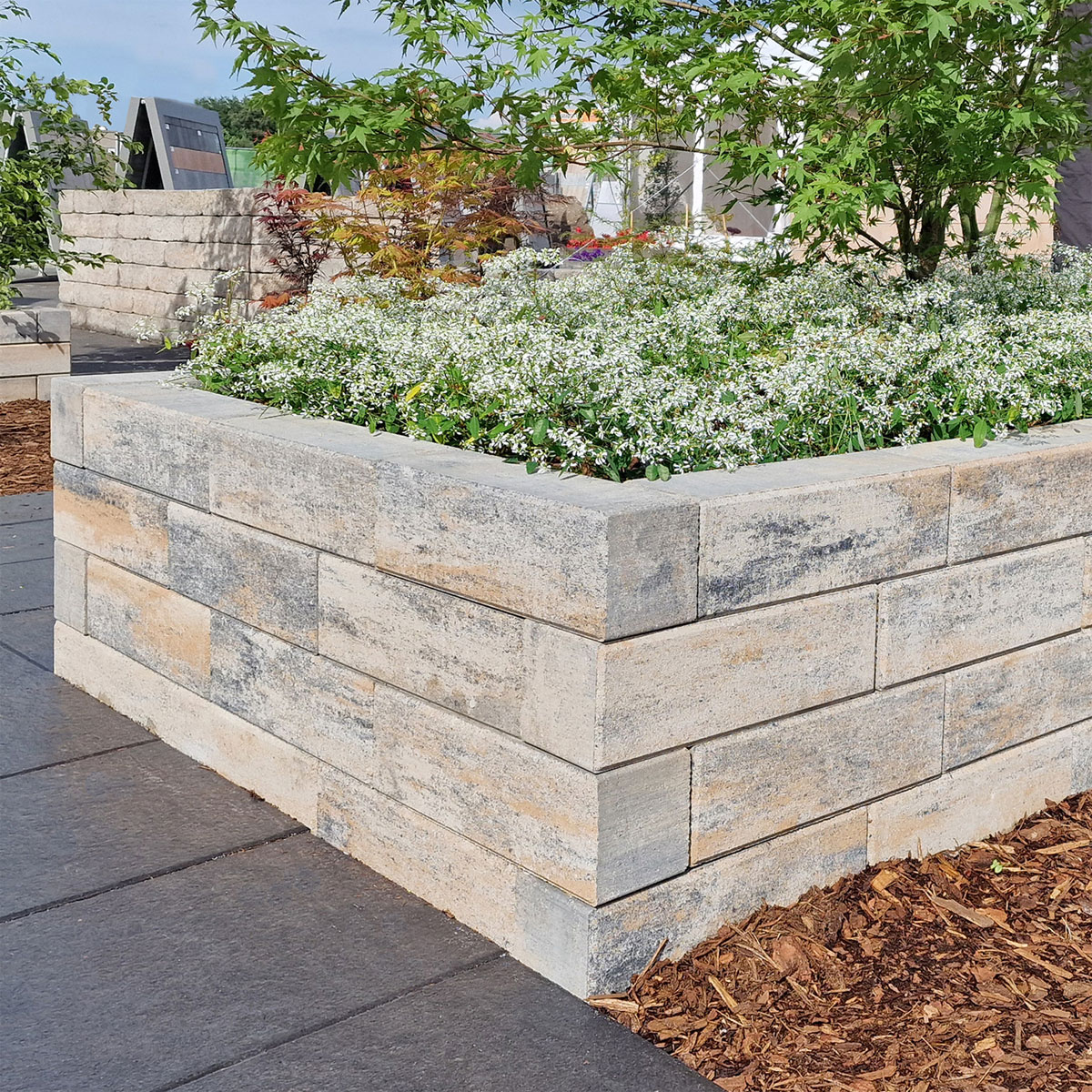 Diephaus  Mauerstein Linear Kombi Muschelkalk 80 x 12,5 x 12,5 cm Bild 2