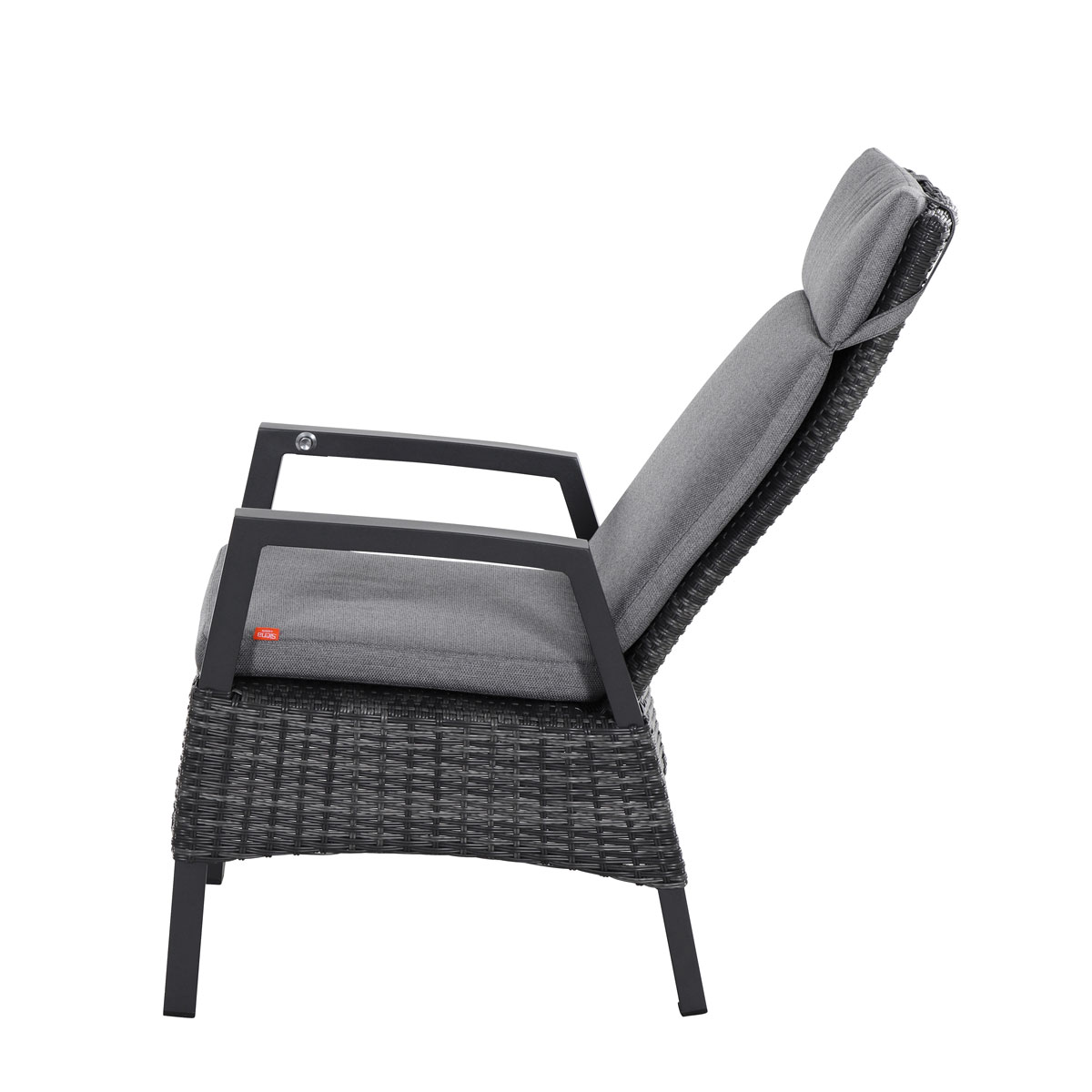 Siena Garden Positionssessel Taranto Aluminium-Gestell anthrazit Gardino-Geflecht Bild 4