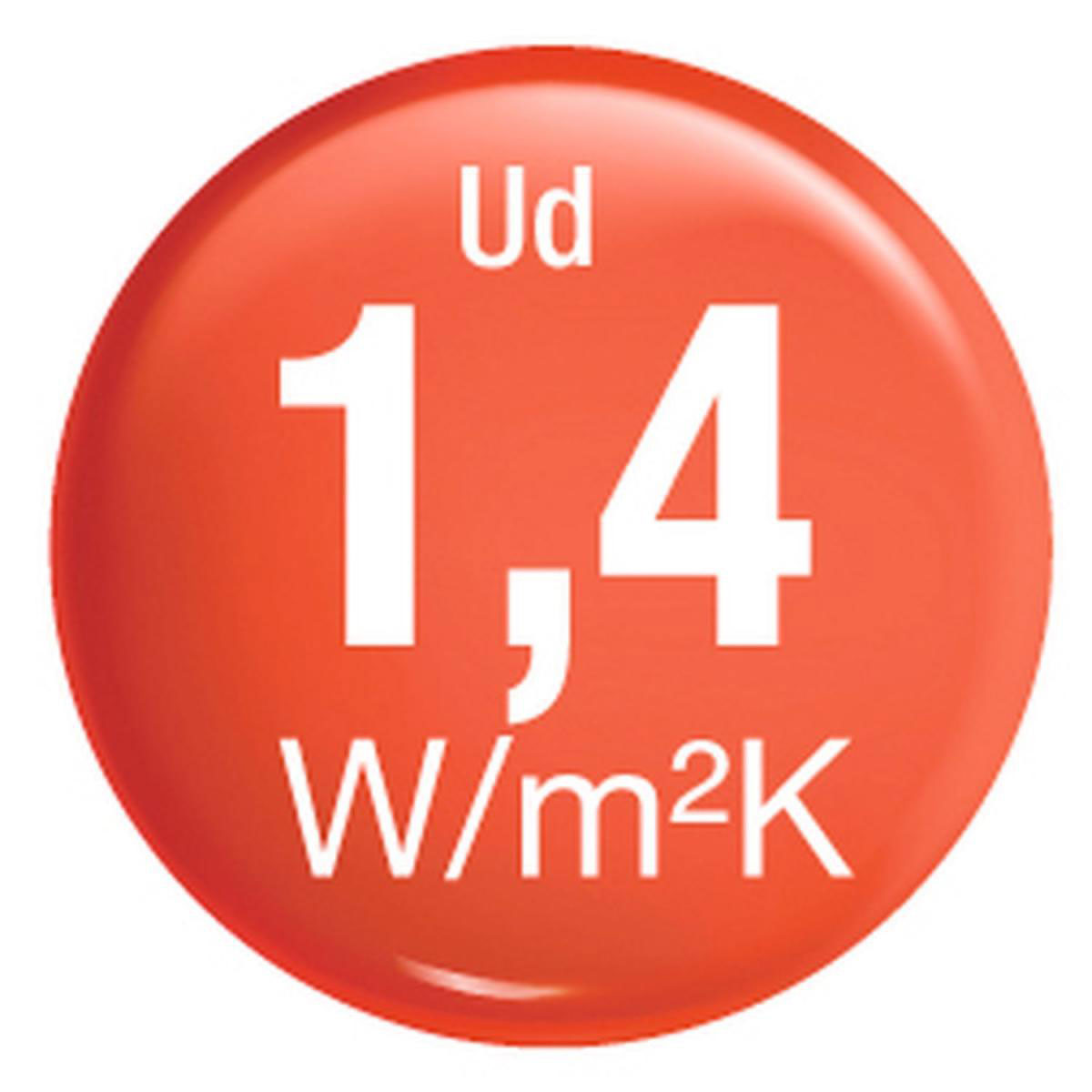 Aluminium Sicherheits-Haustür Neapel Superior 60 mm weiß 110 x 210 cm Anschlag rechts inkl Griffset Bild 3