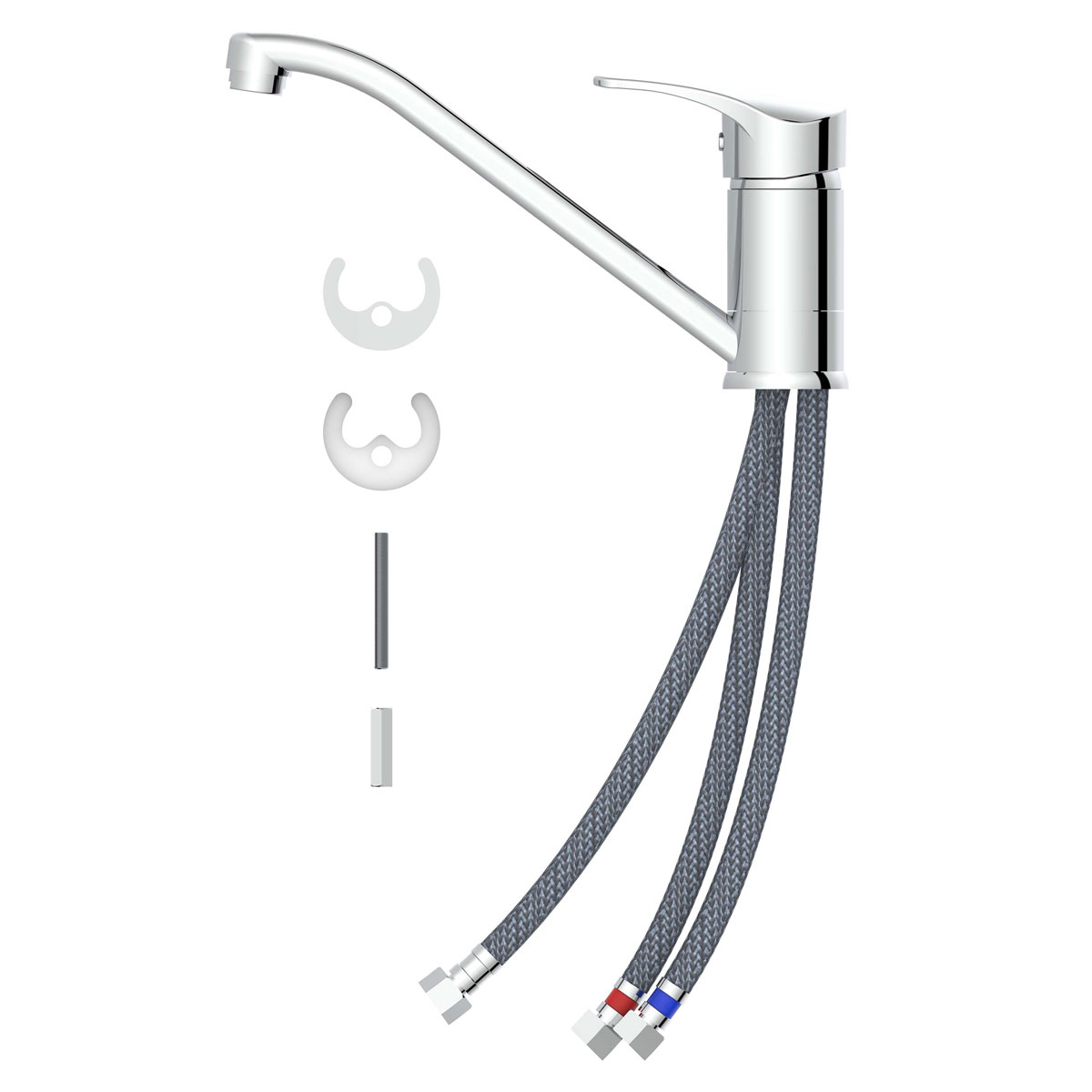 LENZ ND-Spültischamatur Liko mit Temperaturbegrenzung Chrom Bild 4