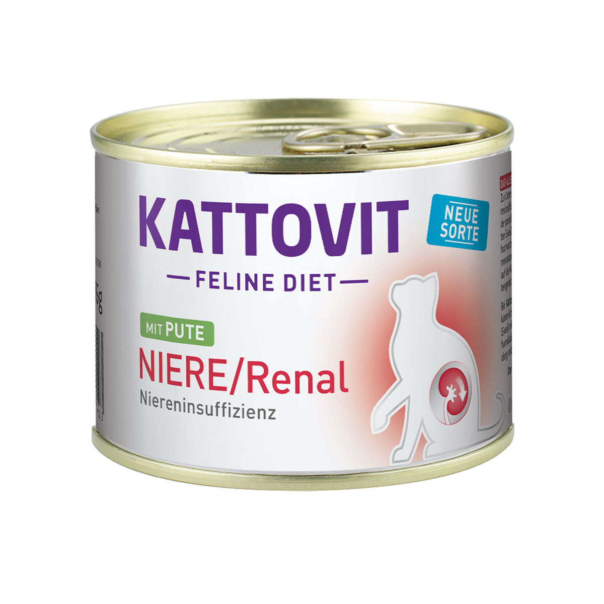Kattovit Feline Diet Niere/Renal Pute 185g