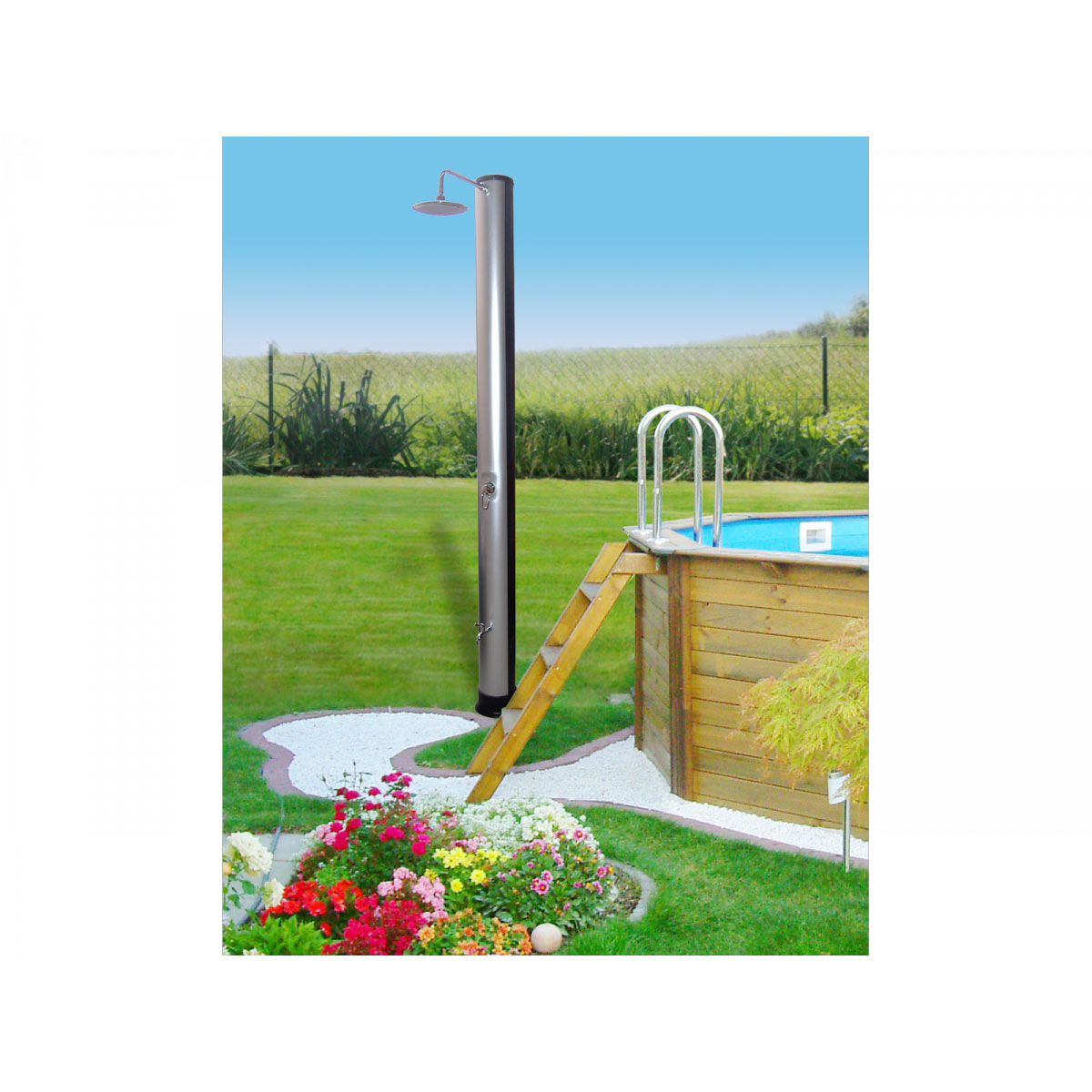 Heissner Solardusche Silver deluxe 40 L Bild 2