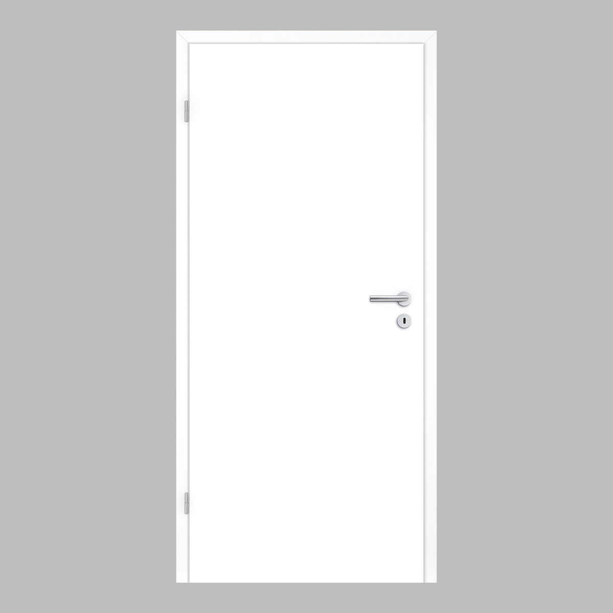 Zimmertür, 198,5x61 cm, design-weiß, links