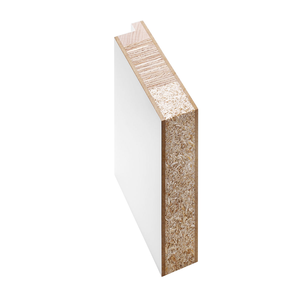 CPL-Wohnungseingangstür rechts weiß 86 x 198,5 cm Bild 6