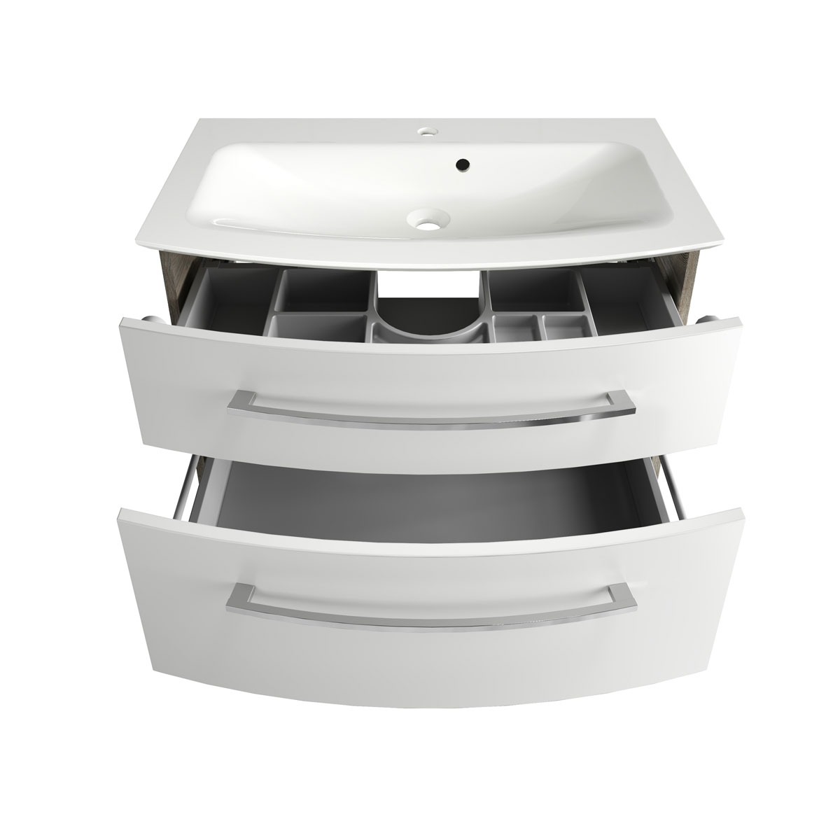 Fackelmann  Waschtisch-Set B.Style 832 x 543 x 478 mm Nature Oak/Weiß Bild 2