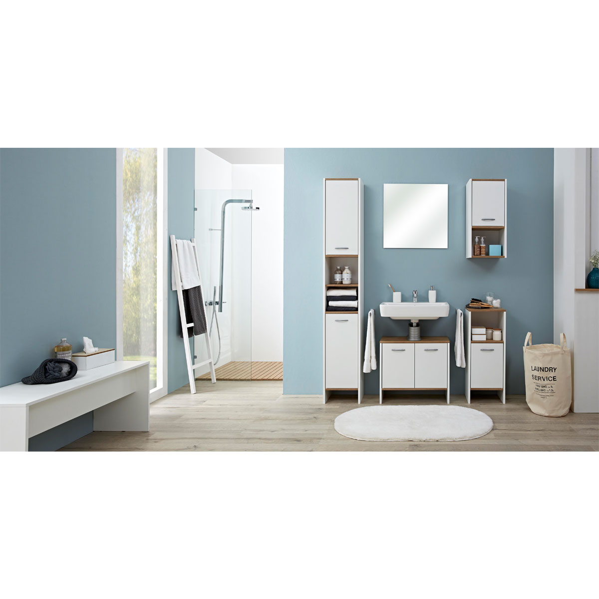 Pelipal Hochschrank Sina 33 x 195,5 x 28 cm weiß Bild 3