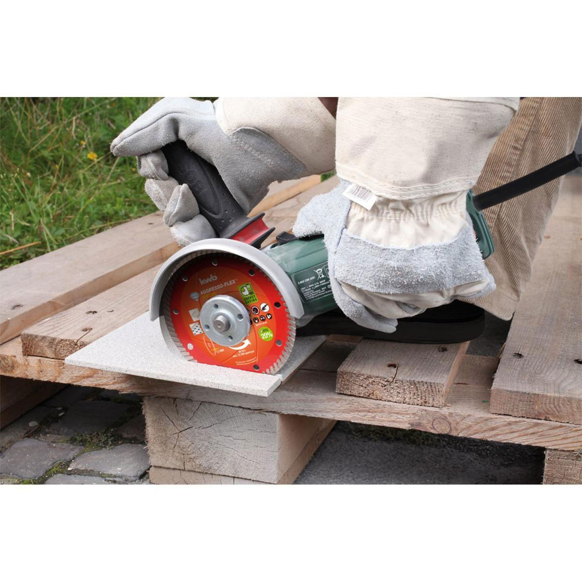 kwb  Dünntrennscheibe Aggreso-Flex Diamant Durchmesser 115 mm Bild 3