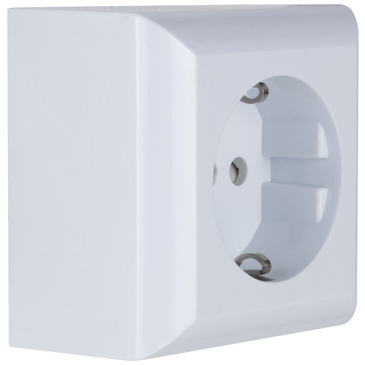 REV Ritter AP-Schalterprogramm PlanoLuxe weiß Steckdose mit Berührungsschutz Bild 4