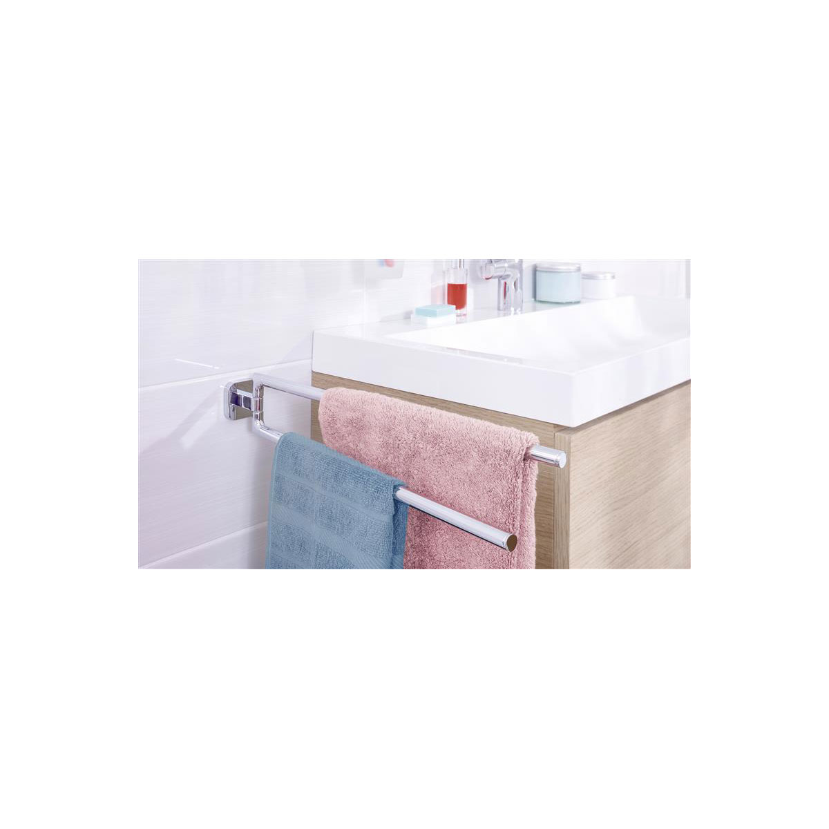 Tesa Handtuchhalter Elegaant, zweiarmig, WD-ACC-K