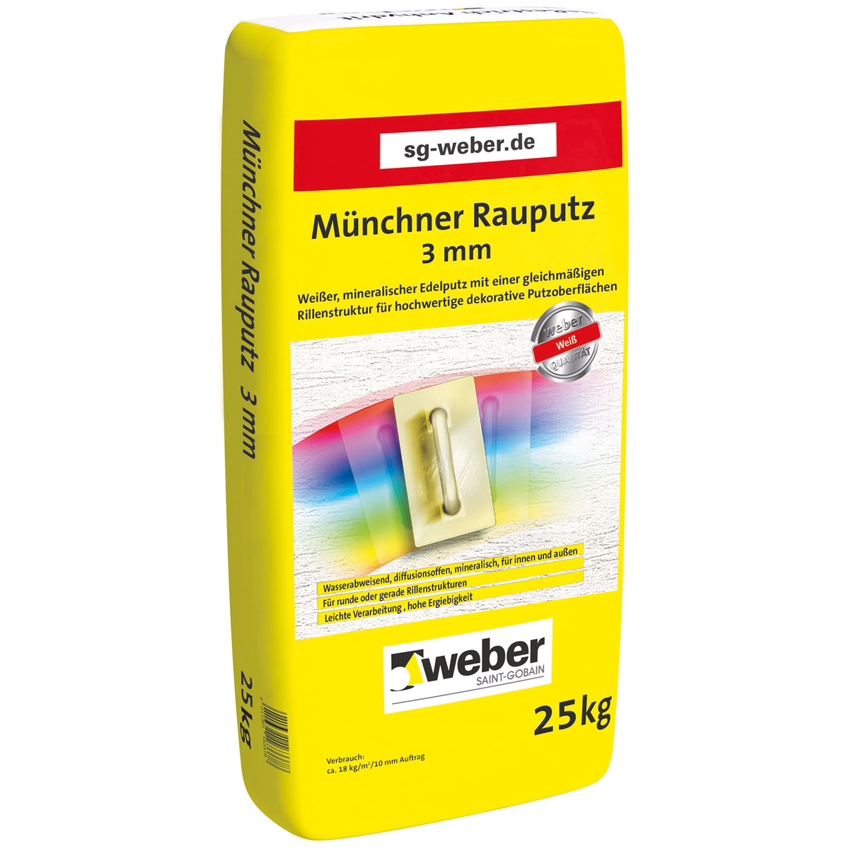 Münchner Rauputz 3 mm 25 kg