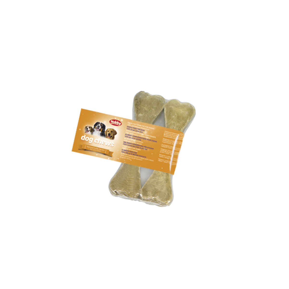 Nobby Kauknochen gepresst 16,5 cm 100 g 2er Set