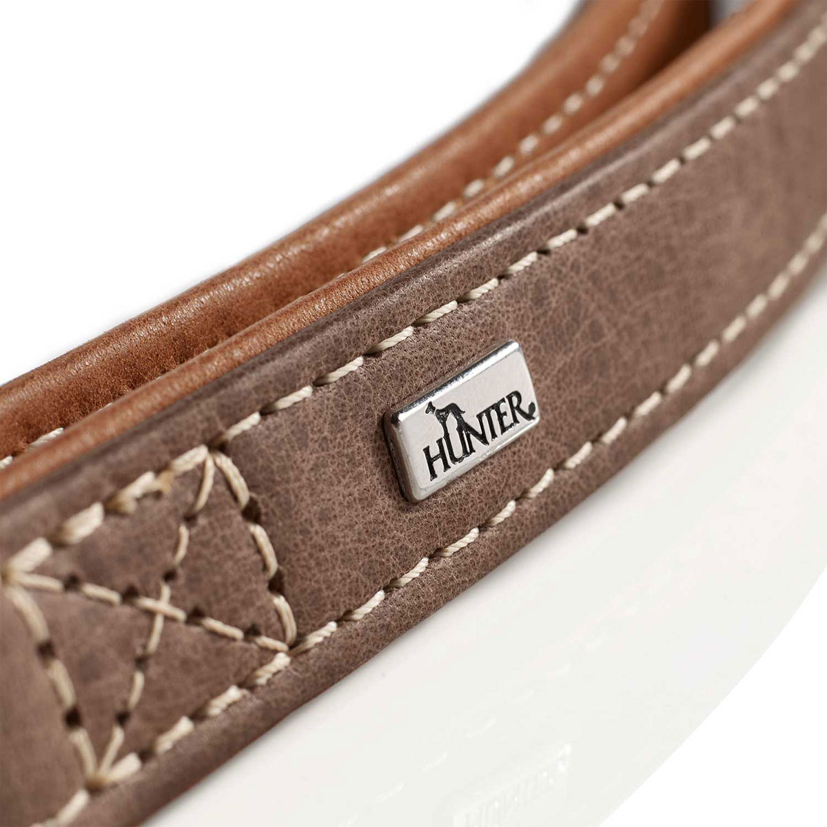 Hunter  Dog Verst Führleine Porto tabak 200 cm/20 mm Bild 5