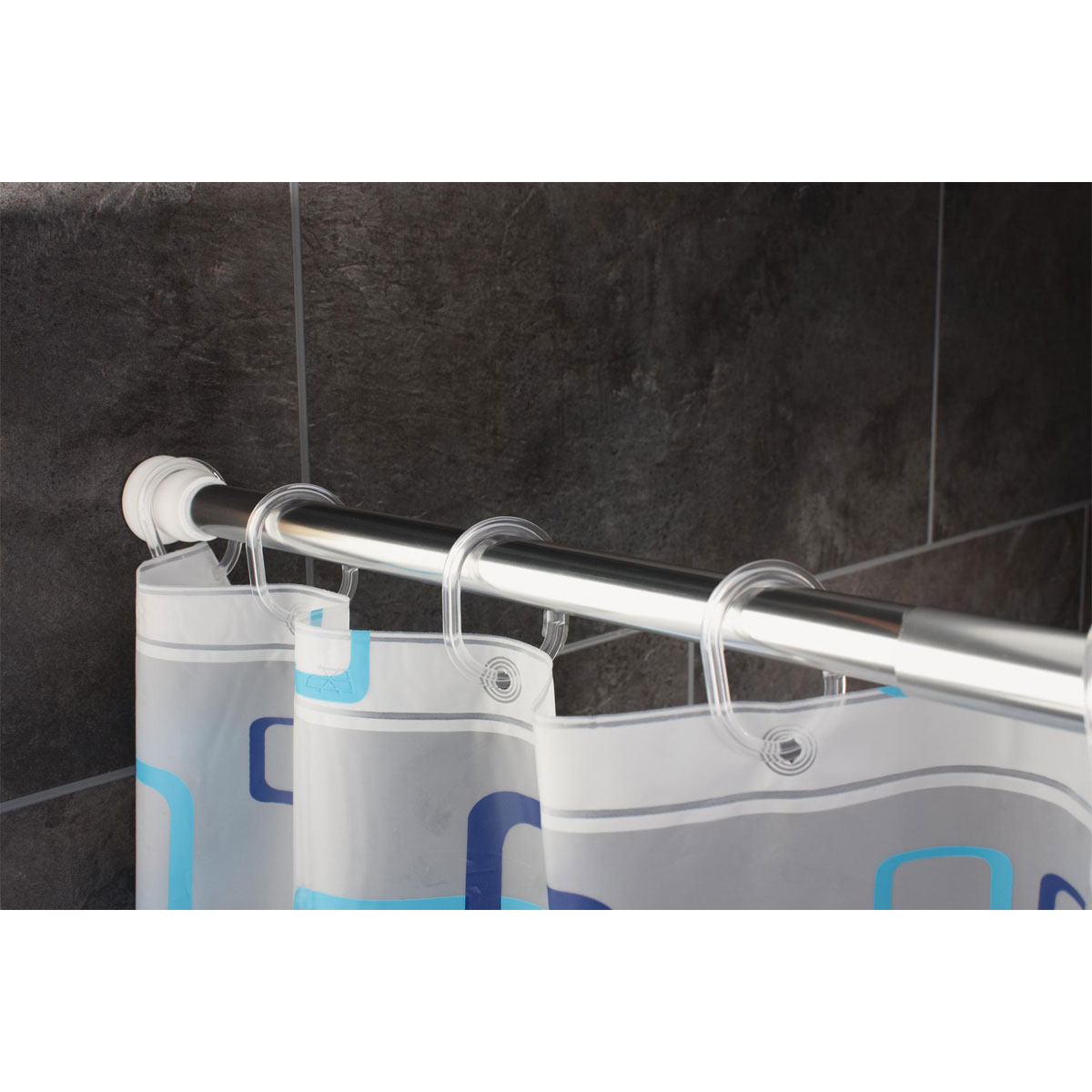 Valblue  Duschvorhang Dots Folie 180 x 200 cm weiß Bild 4