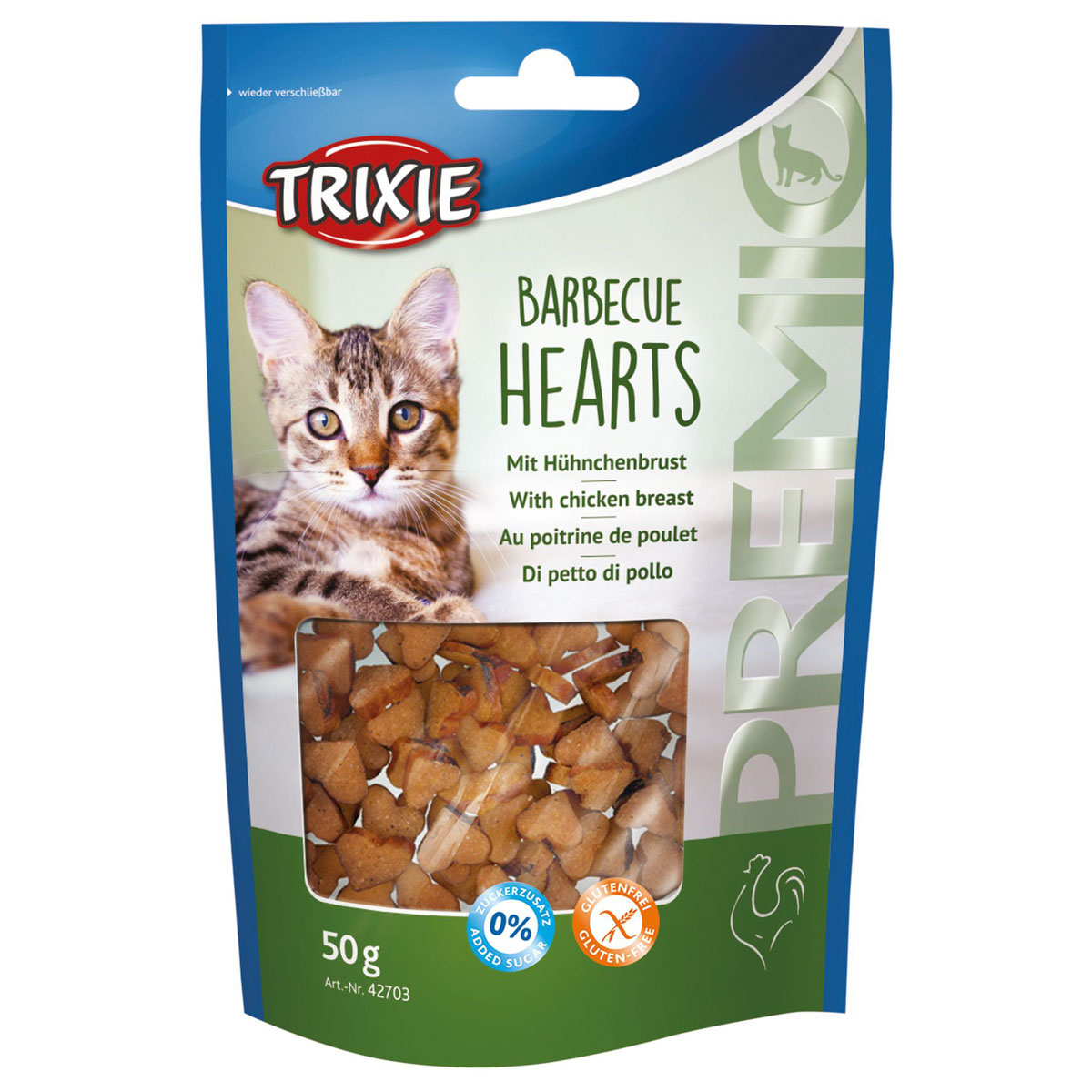 Trixie Premio Barbecue Hearts 50g