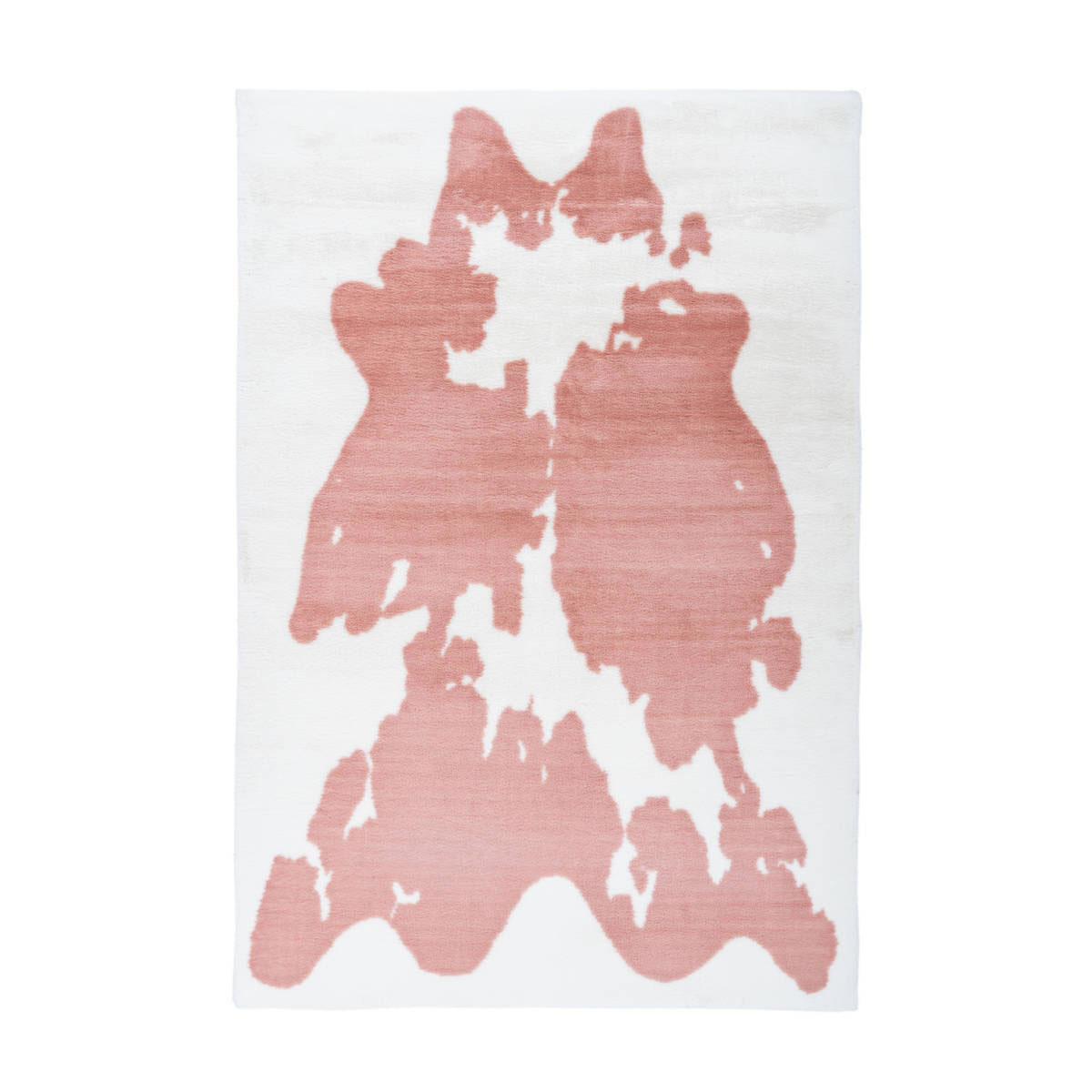 Hochflorteppich Rabbit Animal 500 rosa/weiß