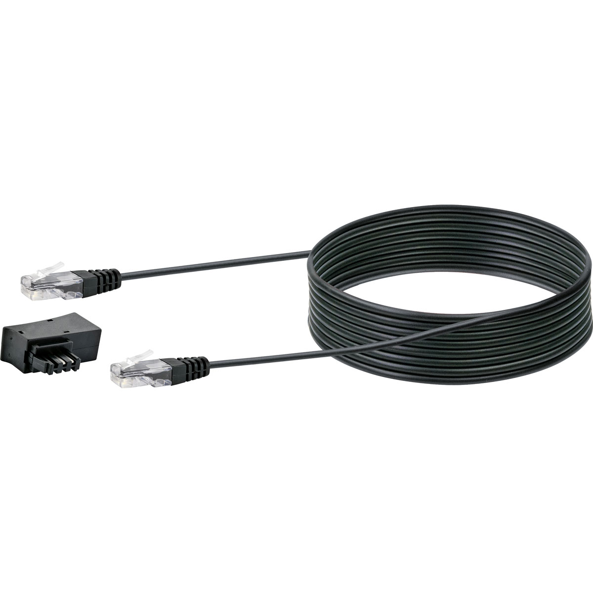 Schwaiger Steckeradapter TAE/DSL mit Modemkabel 6m Bild 3