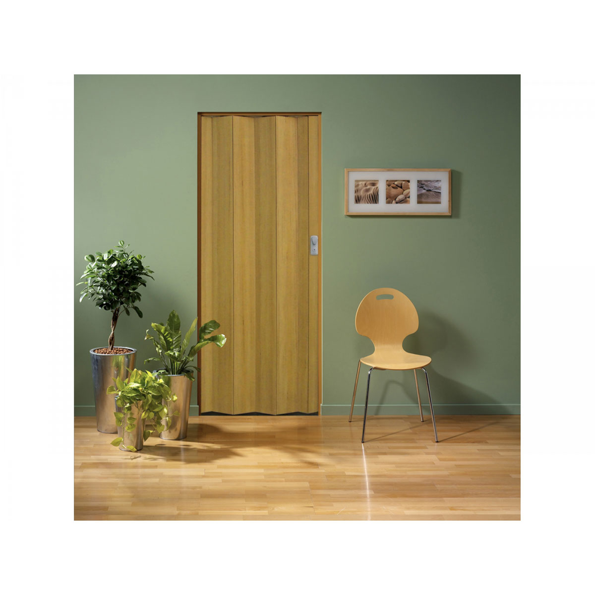 Grosfillex Falttür Spacy Altholzeffekt