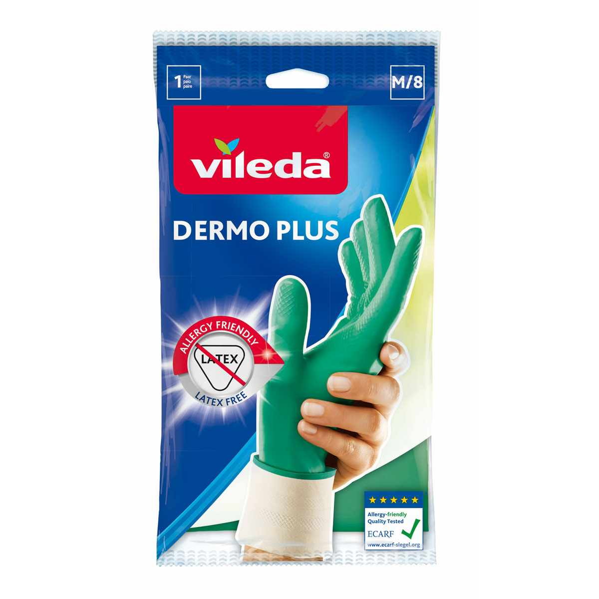Vileda Handschuh Sanft und Schonend/Dermo Plus Gröe M